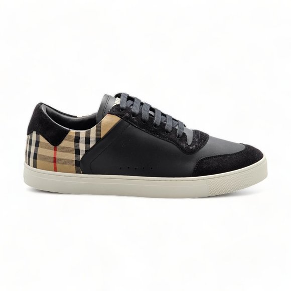 Burberry Low Top Sneakers Black 12 - Picture 2 of 6
